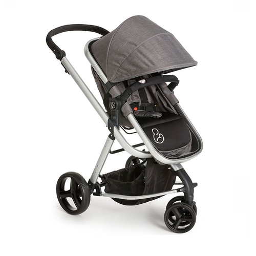 Carrinho de bebê tessy moisés cinza 1045cz galzerano 3 rodas Clearance