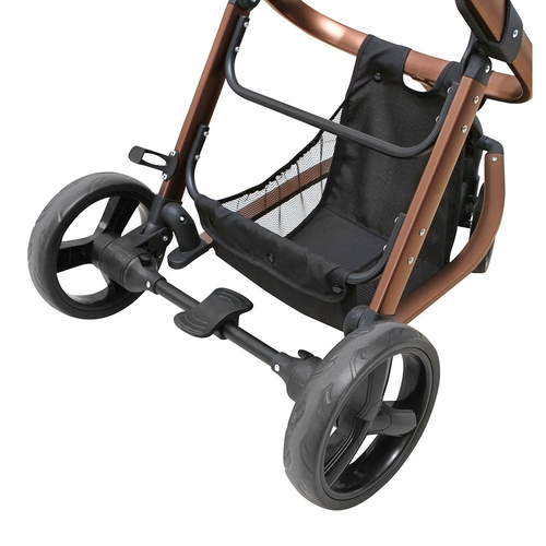 Carrinho de bebê tessy moisés cinza 1045cz galzerano 3 rodas Clearance