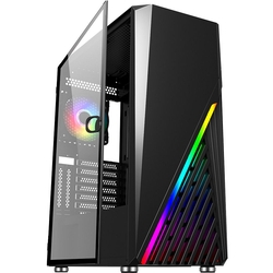 Gabinete Gamer Aurora USB 3.0 Preto LED RGB - MYMAX é boa?