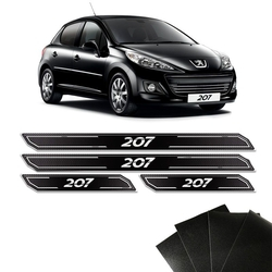 Jogo de Soleira Diamante Peugeot 207 Com Protetor De Porta Menor preço em Jogo de Soleira Diamante Peugeot 207 Com Protetor De Porta