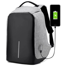 Mochila Antifurto Impermeável para Notebook Com Entrada de Recarega USB Menor preço em Mochila Antifurto Impermeável para Notebook Com Entrada de Recarega USB