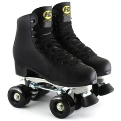 Patins Retrô Quad Clássico Hondar Preto Base Alumínio 35 - Preto - 35 Menor preço em Patins Retrô Quad Clássico Hondar Preto Base Alumínio 35 - Preto - 35