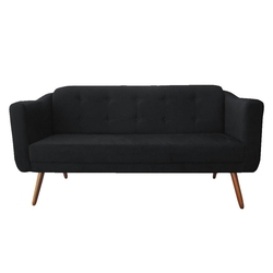 Namoradeira Turquia Pé Palito Suede Preto Takeda Estofados Menor preço em Namoradeira Turquia Pé Palito Suede Preto Takeda Estofados