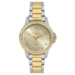 Relógio Condor Feminino Ref: Co2035kwo/5d Casual Bicolor Menor preço em Relógio Condor Feminino Ref: Co2035kwo/5d Casual Bicolor