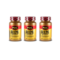 Kit Fdc All 26 Geriatric 100´s - Leve 3 Pague 2 Menor preço em Kit Fdc All 26 Geriatric 100´s - Leve 3 Pague 2