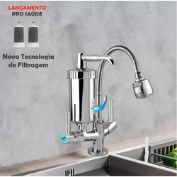 Torneira Gourmet Com Filtro De Mesa Bancada 1/4 Volta Gba - Metais e Cia Menor preço em Torneira Gourmet Com Filtro De Mesa Bancada 1/4 Volta Gba - Metais e Cia
