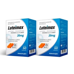 Kit 02 Luteimax Luteína e Zeaxantina 20mg 60 Caps Maxinutri é boa?