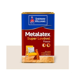 Tinta Látex Metalatex acrílica fosco 18L branco Sherwin Williams Menor preço em Tinta Látex Metalatex acrílica fosco 18L branco Sherwin Williams