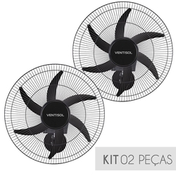 Kit Ventilador de Parede Ventisol Turbo 6 Steel Osc, 6 pás, 50cm, 200w - Bivolt - 04 Unidades é boa?