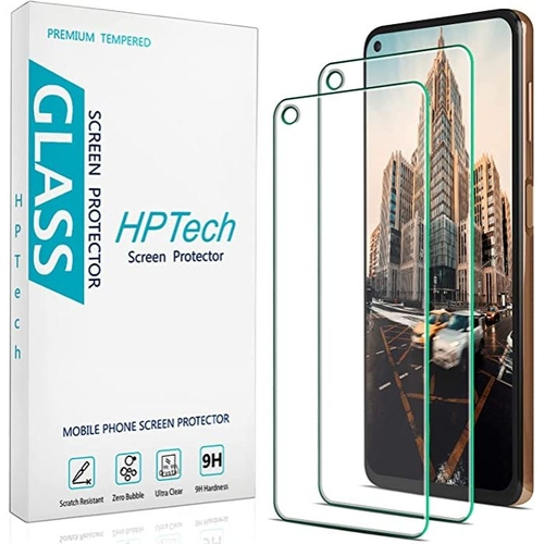 2-Pack HPTech Tempered Glass For Motorola Moto G Stylus 2021, Moto G9 ...