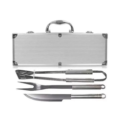 kit churrasco com 3 peças inox com maleta alumínio é boa?