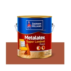 Tinta Látex Metalatex acrílica fosco 3,6L terracota Sherwin Williams Menor preço em Tinta Látex Metalatex acrílica fosco 3,6L terracota Sherwin Williams