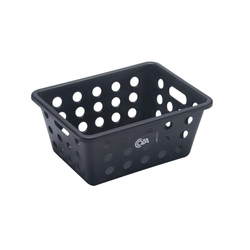 Cesta multiuso 18,6x14,2x8,2cm preta Coza Menor preço em Cesta multiuso 18,6x14,2x8,2cm preta Coza