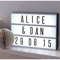 Led Lightbox Luminaria Cinema Iluminação Letras Decoração A4 Cabo USB Letras Light - 30 X 22 X 4 cm - Branco com Preto Menor preço em Led Lightbox Luminaria Cinema Iluminação Letras Decoração A4 Cabo USB Letras Light - 30 X 22 X 4 cm - Branco com Preto
