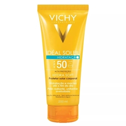Protetor Solar Corporal Vichy Idéal Soleil Hydrasoft FPS50 200ml Menor preço em Protetor Solar Corporal Vichy Idéal Soleil Hydrasoft FPS50 200ml