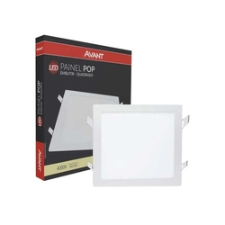 Kit 2 Plafon Led Quadrado 40X40 Embutir 30W Avant 4000K Menor preço em Kit 2 Plafon Led Quadrado 40X40 Embutir 30W Avant 4000K
