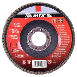Disco Flap 4.1/2" Gr 100 Mtx 740319 Menor preço em Disco Flap 4.1/2" Gr 100 Mtx 740319