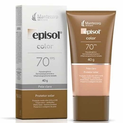 Episol Color Pele Clara FPS 70 Protetor Solar 40g Menor preço em Episol Color Pele Clara FPS 70 Protetor Solar 40g