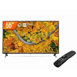 Smart TV LED 55" Ultra HD 4K LG 55UP751C ThinQ AI 2 HDMI USB Bluetooth Controle Smart Magic Menor preço em Smart TV LED 55" Ultra HD 4K LG 55UP751C ThinQ AI 2 HDMI USB Bluetooth Controle Smart Magic