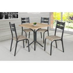 Conjunto De Mesa Luna Com 4 Cadeiras Ciplafe é boa?