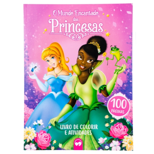 Livro - 365 Desenhos Para Colorir Disney Princesas e Fadas em