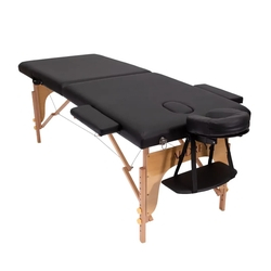 Mesa De Massagem Maca Portátil Fidler 2 Seções Preta Menor preço em Mesa De Massagem Maca Portátil Fidler 2 Seções Preta
