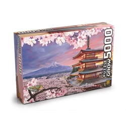 Puzzle 5000 peças Monte Fuji - Grow Menor preço em Puzzle 5000 peças Monte Fuji - Grow
