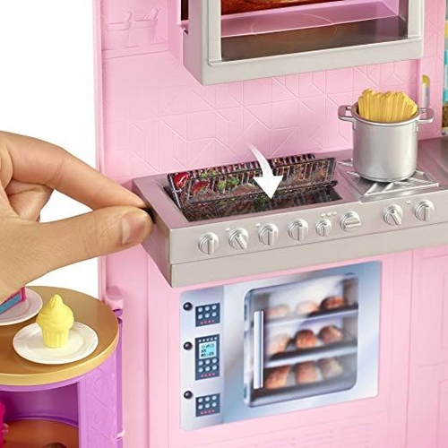 Barbie cooking hot sale house