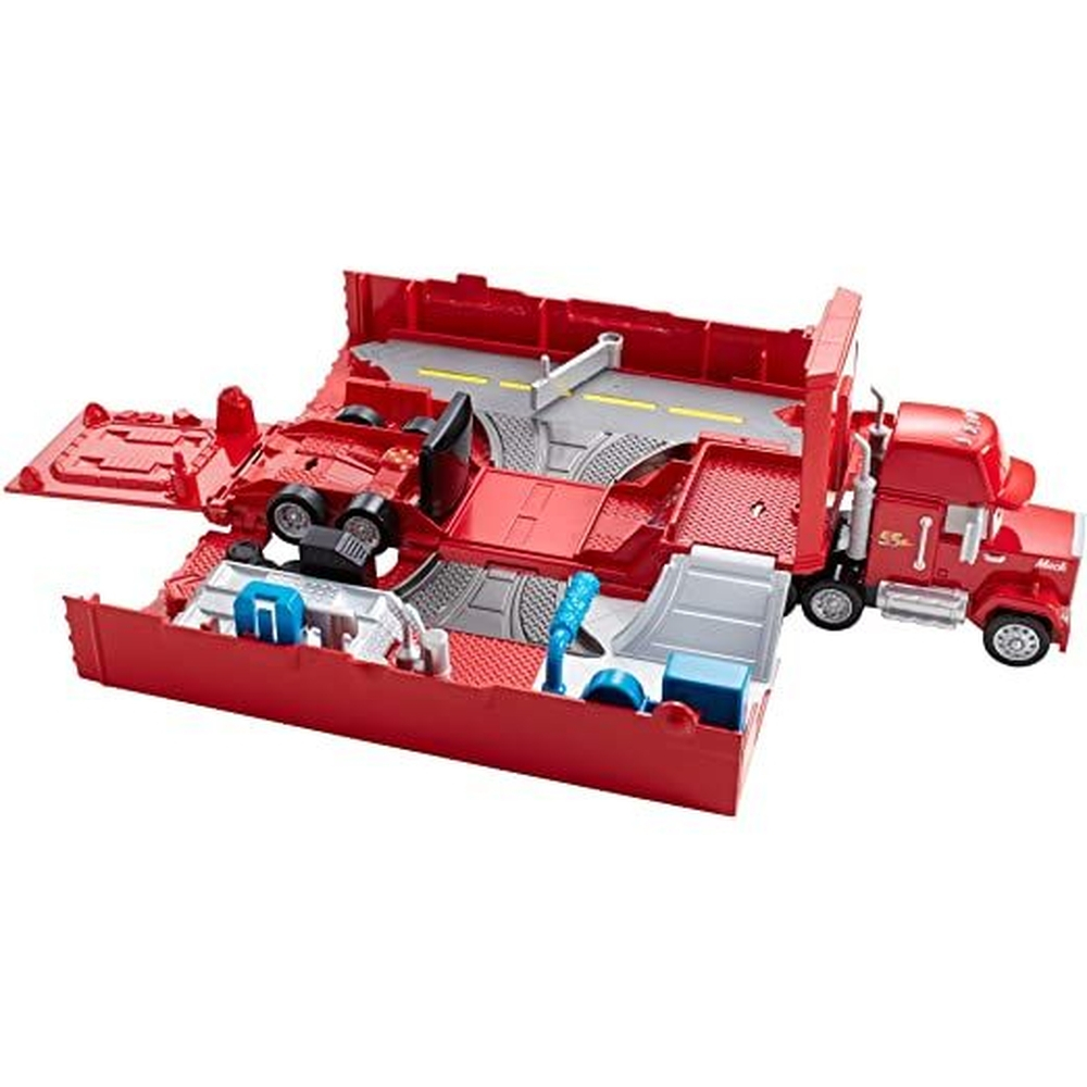 Disney Pixar Cars Mack Hauler Movie Playset Toy Truck and