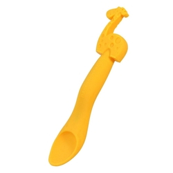 Menor preço em Colher de Silicone Infantil Girafa Marcus & Marcus