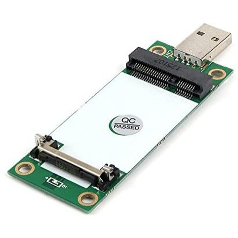 Mini PCIe WWAN Card to USB Adapter with SIM Slot, Mini PCI Express WWAN