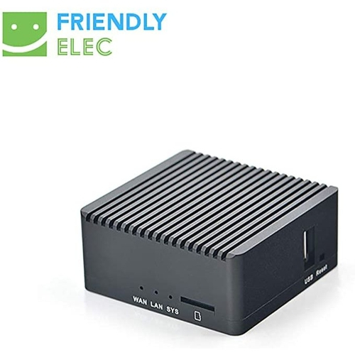 FriendlyElec Nanopi R2S(Black) Mini Portable Travel Router OpenWRT