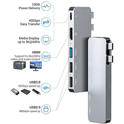 USB C Adapter for MacBook Pro 2020, MacBook Adapter HDMI, MacBook Air