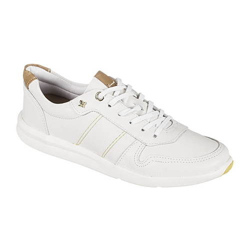 tenis feminino cravo e canela branco