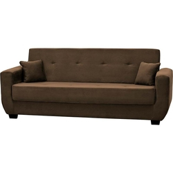 Sofá Cama Roberta - Matrix - Marrom Menor preço em Sofá Cama Roberta - Matrix - Marrom