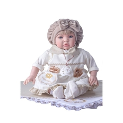 Boneca Bebê Reborn Princesa Larinha Loira Creme 53Cm Menor preço em Boneca Bebê Reborn Princesa Larinha Loira Creme 53Cm