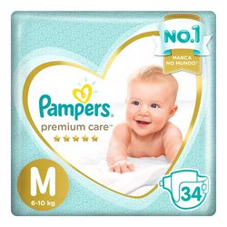 Fraldas Pampers Premium Care M 34 Unidades é boa?