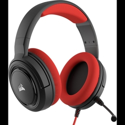 Headset Gamer HS35 P2 Stereo 2.0 Preto/Vermelho - Corsair Menor preço em Headset Gamer HS35 P2 Stereo 2.0 Preto/Vermelho - Corsair
