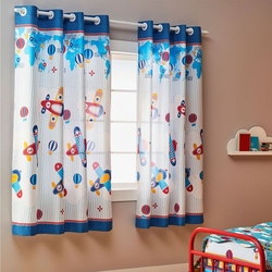 Cortina Infantil Corta-Luz Curta Aviões Santista - Janelas até 2 metros - Azul Menor preço em Cortina Infantil Corta-Luz Curta Aviões Santista - Janelas até 2 metros - Azul