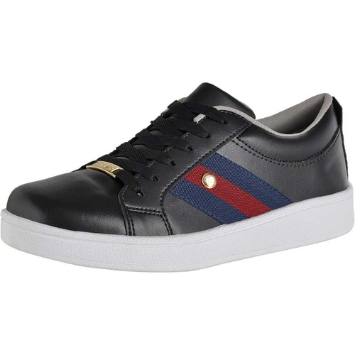tenis branco com listra preta feminino