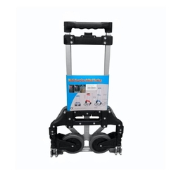 Carrinho Mao Transporte Dobravel Aluminio Carga 80kg é boa?