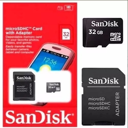 Cartão De Memória Sandisk 32gb Original Lacrado Menor preço em Cartão De Memória Sandisk 32gb Original Lacrado