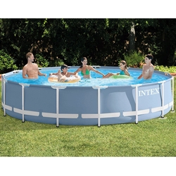 Menor preço em Piscina Desmontável Prisma Armação Metal Galvanizado 11.325 Litros - Intex