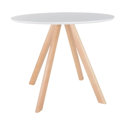 Menor preço em Mesa de Jantar Square Redonda - Branca - 120 cm