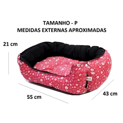 Caminha Pet Cama Gato Cachorro Dupla Face Berlim Patinha Rosa P Menor preço em Caminha Pet Cama Gato Cachorro Dupla Face Berlim Patinha Rosa P