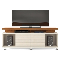 Rack DJ Móveis Cora c/2 Portas p/Tv até 70 White/Rústi é boa?