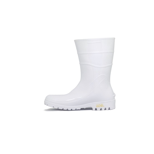 Bota Pvc Acqua Flex Bpc Branca Cano Curto Forro Bracol No Shoptime