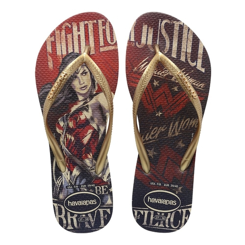 chinelo mulher maravilha havaianas
