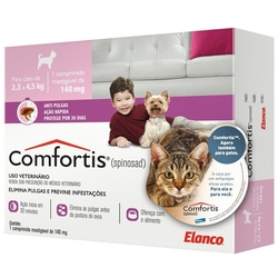 Comfortis 140 mg Cães de 2,3-4Kg e Gatos de 1,4-2,8kg é boa?
