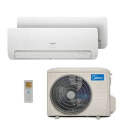 Ar Condicionado Multi Bi Split Hw Inverter Springer Midea 2x9000 Btus Quente/frio 220v 1f 38mbba18m5 Menor preço em Ar Condicionado Multi Bi Split Hw Inverter Springer Midea 2x9000 Btus Quente/frio 220v 1f 38mbba18m5